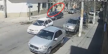 Así fue el momento en el que un hombre disparó contra el club Yapeyú.