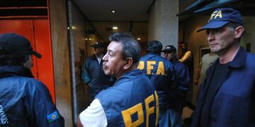 La imagen de la Policía Federal Argentina, al momento de conocerse el hecho del Robo del Siglo. Foto: Archivo/Dyn.