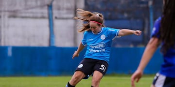 Victoria Arrieto fue una de las figuras en el debut ante San Martín (Prensa Belgrano)