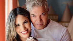 Barby Franco y Fernando Burlando, varado en Miami.