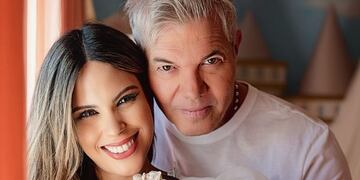 Barby Franco y Fernando Burlando, varado en Miami.