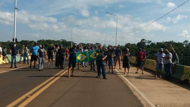 Se levantó la protesta en el Puente Tancredo Neves