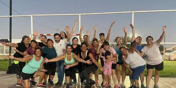 Zumbatón en la ciclovía