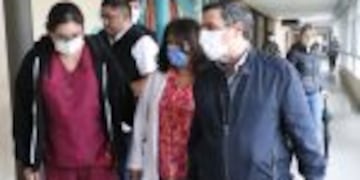 El Ministro de Salud visitó el Hospital de Concepción tras el grave accidente vial ocurrido en la localidad.