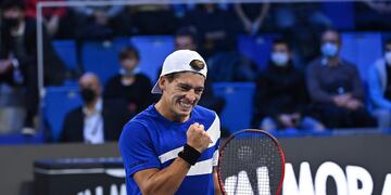 Sebastián Báez avanza a paso firme en el Masters de la Nex Gen.