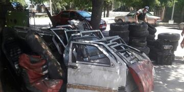 Desbarataron un desarmadero de autos clandestino en Córdoba (Imagen Ilustrativa)