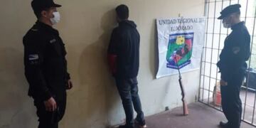Le robó un aire comprimido a un jubilado e intentó herir al personal policial.