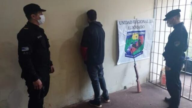 Le robó un aire comprimido a un jubilado e intentó herir al personal policial.