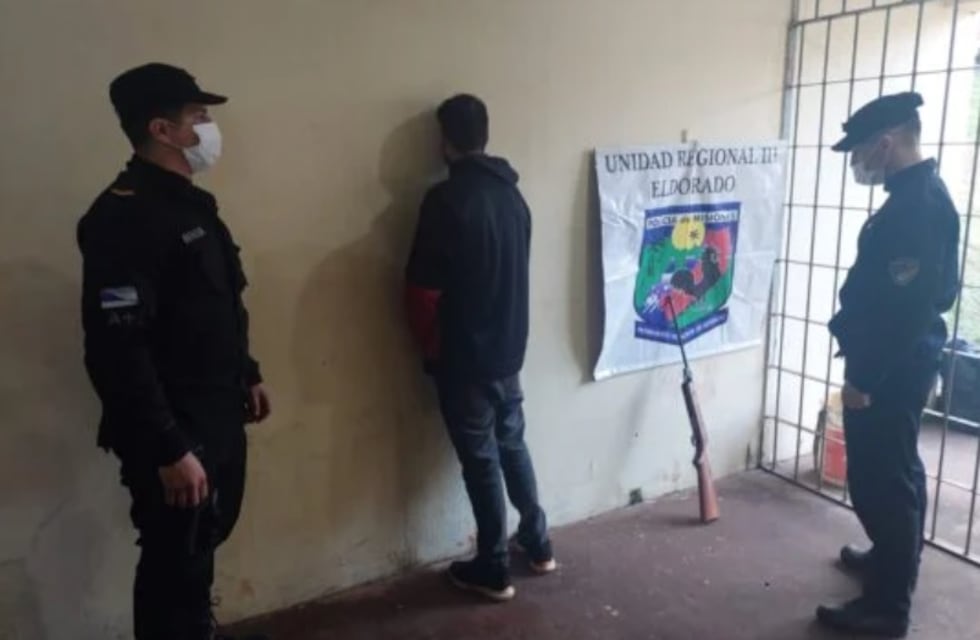 Le robó un aire comprimido a un jubilado e intentó herir al personal policial