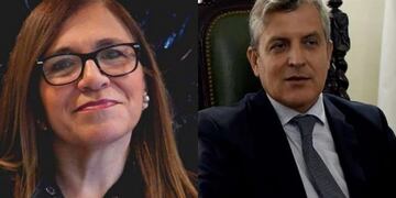 Adela Seguí y Daniel Leiva.