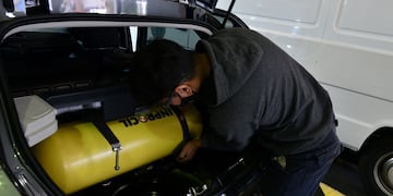 Creció la demanda en San Juan para renovar la oblea de GNC previo al aumento del 50% en el valor. Imagen de archivo.