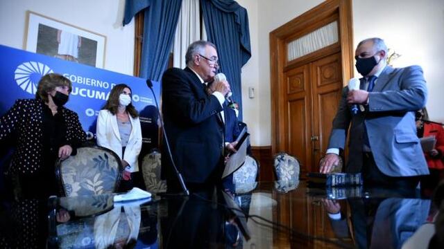 Jaldo tomó juramento al nuevo director general de Institutos Penales Miguel Gómez
