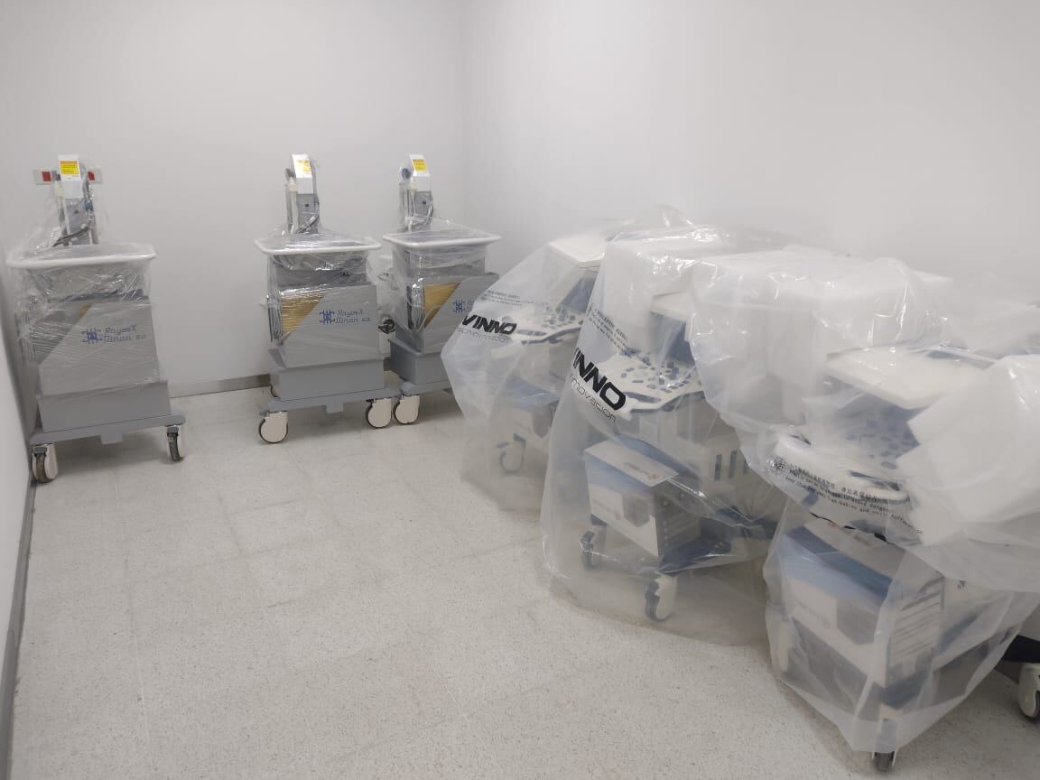 Llevan el equipamiento al nuevo Hospital de Rafaela