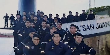 La tripulación del ARA San Juan, el submarino que desapareció.