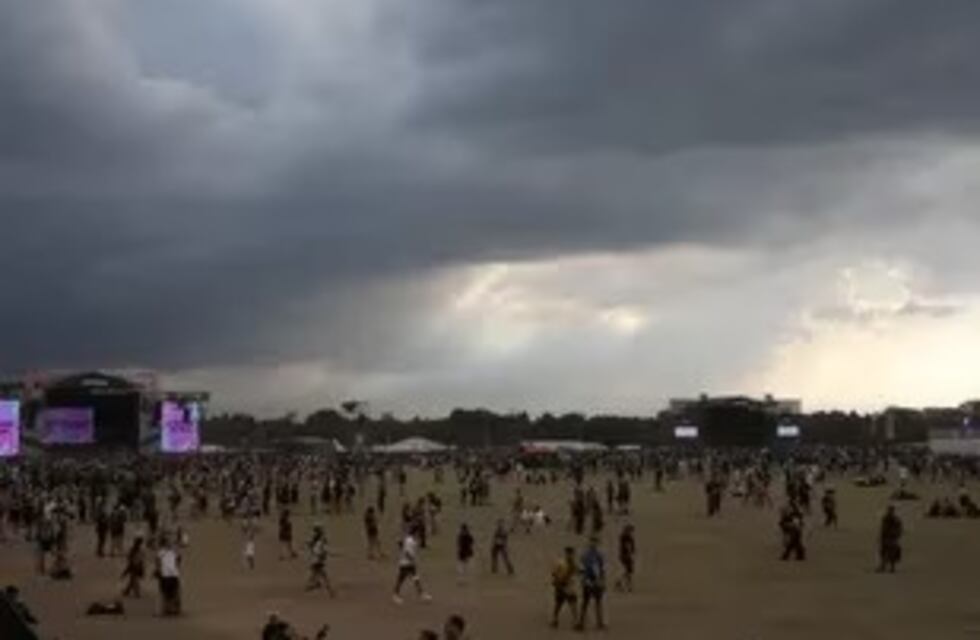Los shows programados para el Lollapalooza tuvieron que ser detenidos a causa de una posible tormenta eléctrica