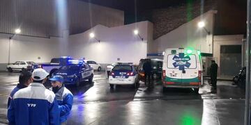 La estación de Alta Gracia, escenario de un lamentable episodio.