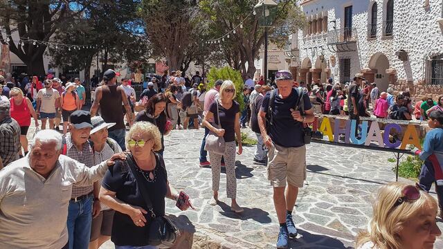 El turismo volvió a colmar las localidades de la Quebrada de Humahuaca, en Jujuy, en el transcurso del fin de semana de largo.
