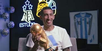 Ángel Di María reaccionó a los dichos de Raphinha.