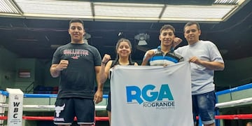Dos boxeadores de Río Grande participaron del Tope Argentina 2022 en Buenos Aires