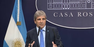 Luis Caputo, ministro de Economía. (Captura)