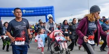 Ushuaia homenajeó a la técnica Elizabeth Ponce a través de la carrera “Donar Sangre es Dar Vida”