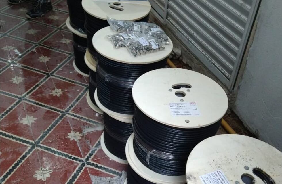 Secuestraron un millón de pesos en cables y materiales robados a Telecom