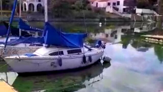 Video viral del estado del lago San Roque en Villa Carlos Paz.