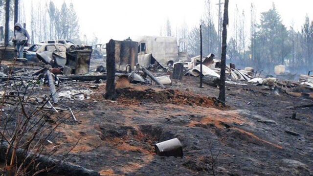 Las llamas están controladas, pero destruyeron todo a su paso