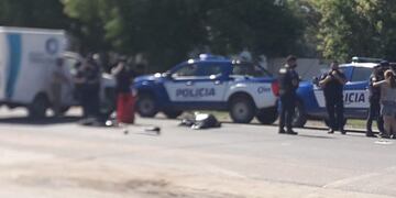 Siniestro vial. Murió un motociclista en Villa María. (Foto / Policía de Córdoba)