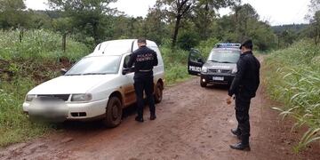 Recuperaron un automóvil robado horas antes en Eldorado.