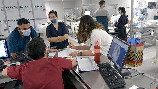 Trabajando en pandemia. (Foto: Orlando Pelichotti)