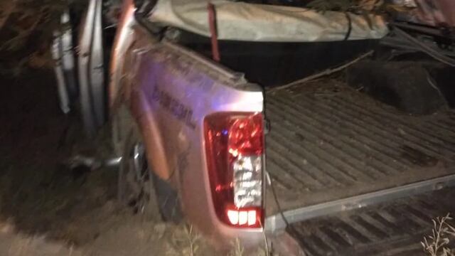 Un hombre perdió el control de su camioneta en Lavalle, cayó a un zanjón y está grave