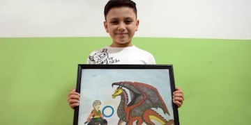 Nacho, el pequeño de Neuquén que sufre diabetes y creó el avatar de la enfermedad.