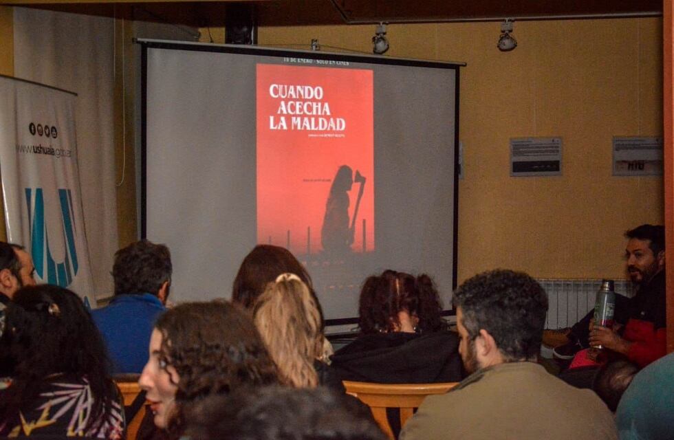 Ushuaia: presentaron la película “Cuando acecha la maldad”