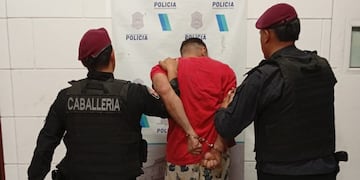 Amenazó con un cuchillo a su pareja y fue aprehendido