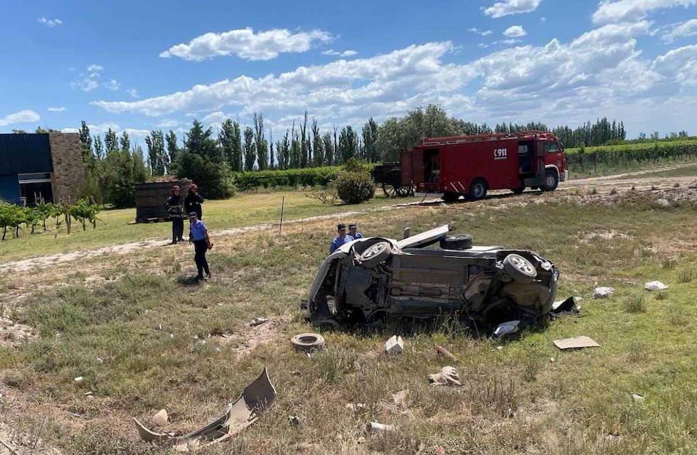 Vuelco y muerte en la ruta 143 a la salida de General Alvear