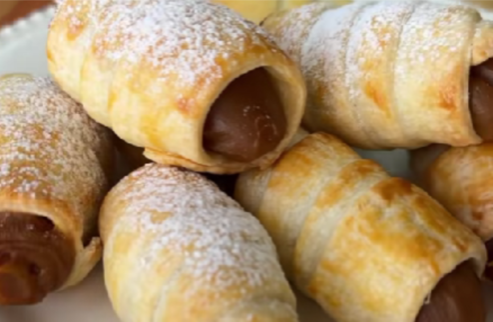 Cómo hacer cañoncitos de dulce de leche con solo 2 ingredientes y sin amasar: receta súper fácil
