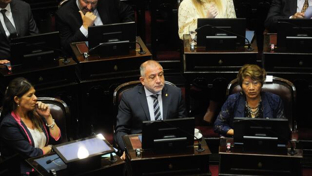 Luis Juez cruzó a la vicepresidente Cristina Fernández de Kirchner.
Foto Federico Lopez Claro