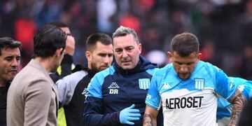Vecchio, que venía siendo figura, tendrá al menos ocho meses de recuperación (Prensa Racing)