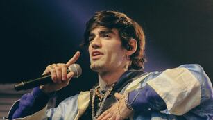 El hijo de Rodrigo Bueno se presentó en el Luna Park con un gran homenaje.