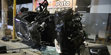 Vuelco de un vehículo