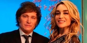 Javier Milei y Fátima Florez