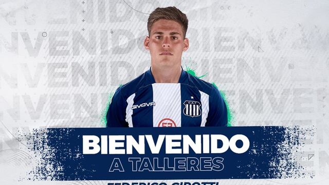 Federico Girotti es nuevo jugador de Talleres. (Prensa Talleres)
