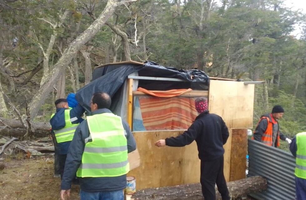 Ushuaia: desarman más de diez construcciones irregulares