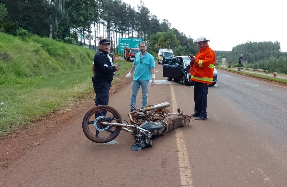 Falleció motociclista tras accidente vial en Eldorado