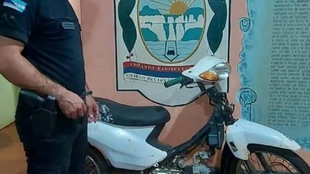 Recuperan motocicleta robada en Puerto Iguazú.