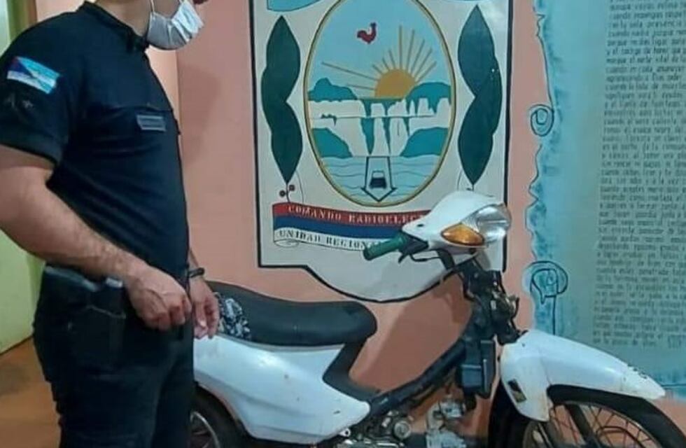 Recuperan motocicleta robada en Puerto Iguazú