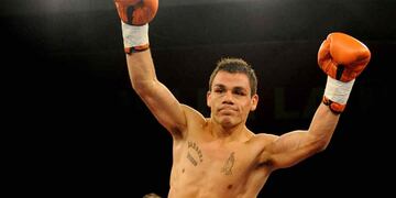 "Cotón" se despidió de su carrera pugilística con una derrota en el Polimeni. (Foto: Télam).