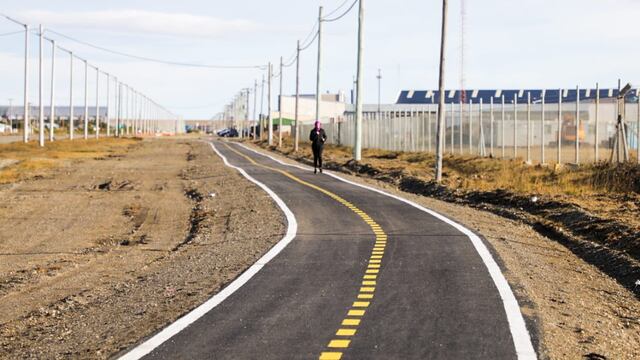 La nueva Bicisenda Zona Norte, está ubicada desde el  monumento “El Cristo” el acceso al barrio Altos de la Estancia
