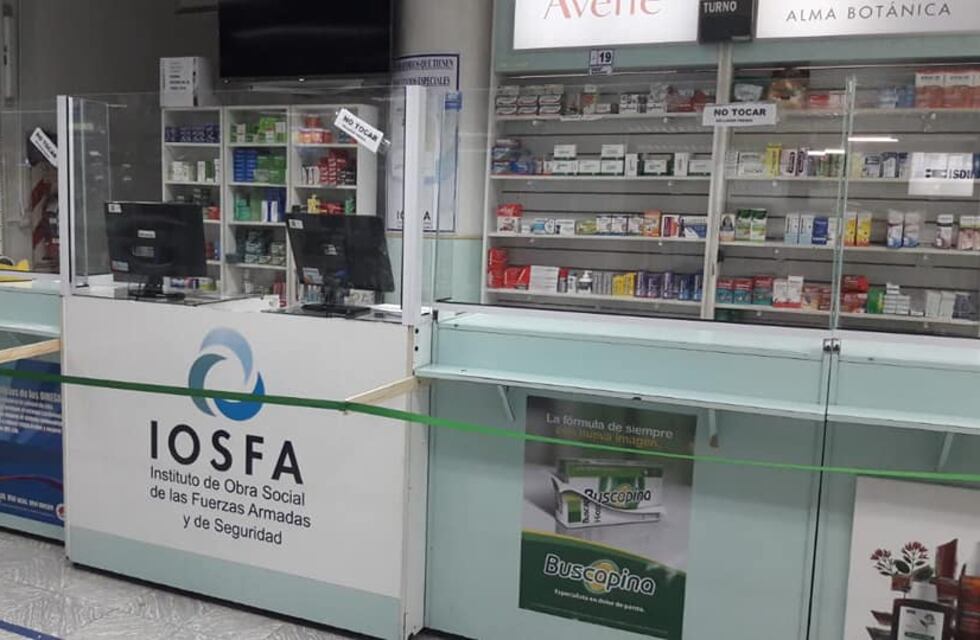 Cierre de las farmacias de IOSFA